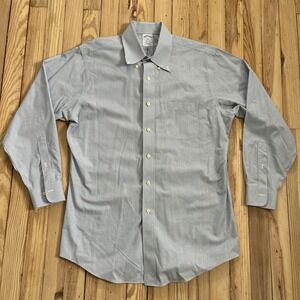 Brooks Brothers Regent Fit Striped Dress Shirt Mens 16-2/3 Button Down Collar